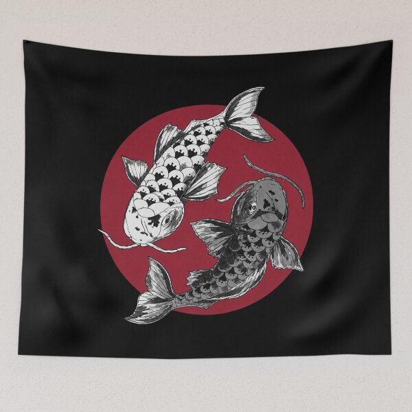 Item preview, Koi Fish Circle Art designed and sold by ChristyJudith3.