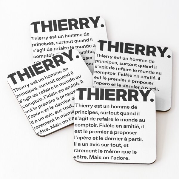 Item preview, Thierry T-shirt - Humorous definition of first name designed and sold by Jayteezy.