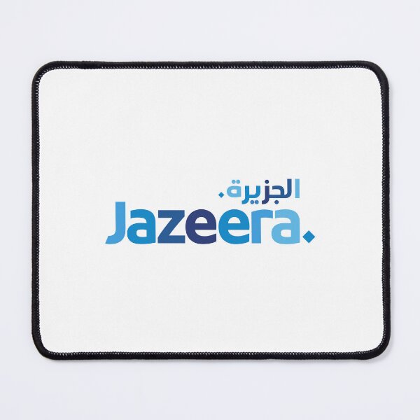 Item preview, Jazeera Airways Bilingual Logo with Arabic Calligraphy in Blue Gradient on White Background designed and sold by Myvollshoes.