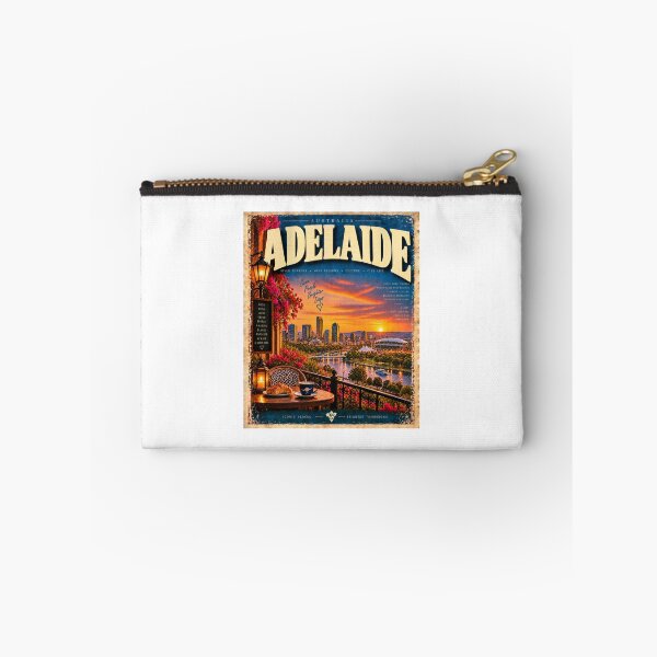 Item preview, Adelaide Australia Vintage Travel – River Torrens Skyline at Sunset designed and sold by Fleetwood1994.