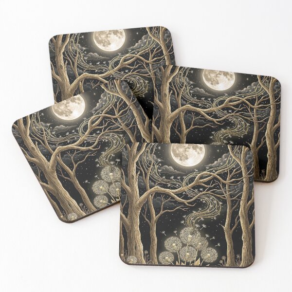 Item preview, Dandelions Under a Full Moon designed and sold by andreisky.