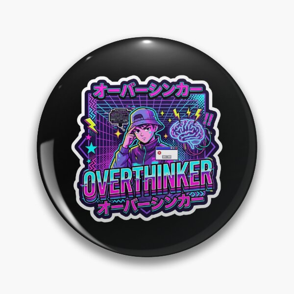 Item preview, Overthinker Anime Cyberpunk Japanese Streetwear designed and sold by JunTheK.