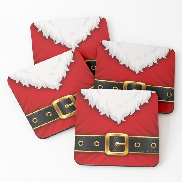 Item preview, Santa Suit Christmas – Red, Black and Gold Belt designed and sold by Art-spree.