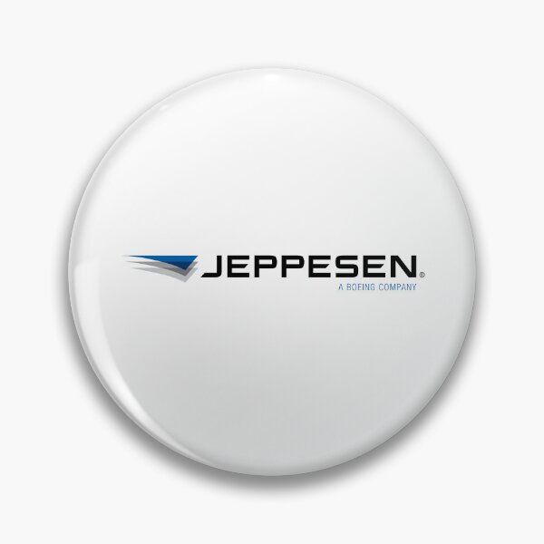 Item preview, Jeppesen A Boeing Company Logo with Layered Blue and Gray Wing Design designed and sold by Myvollshoes.