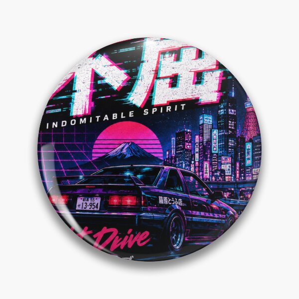 Item preview, JDM AE86 Cyberpunk Night Drive Tokyo Kanji designed and sold by JunTheK.