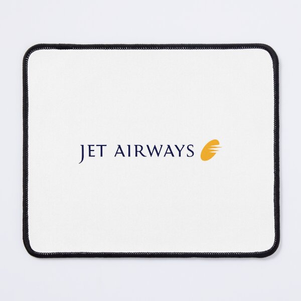 Item preview, Jet Airways Logo with Golden Yellow Wing Emblem on White Background designed and sold by Myvollshoes.