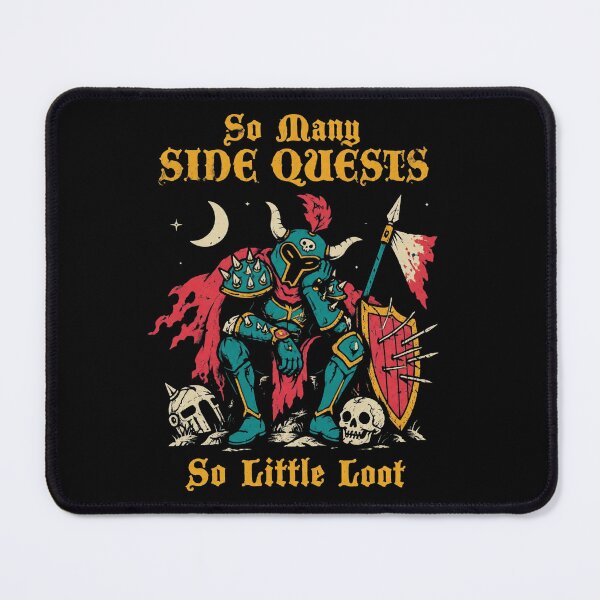 Item preview, So Many Side Quests designed and sold by SusanCurtis95.
