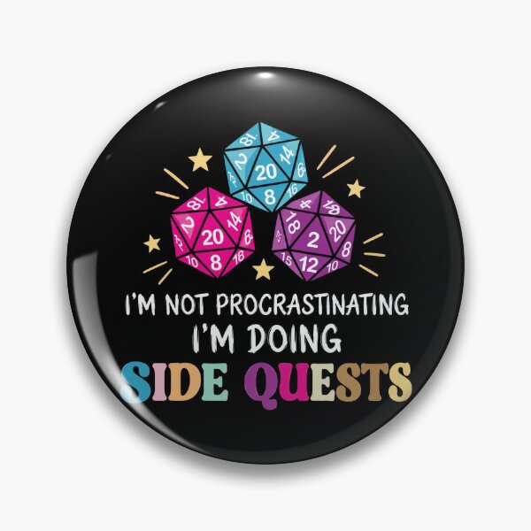 Item preview, Side Quests Dice Humor designed and sold by SusanCurtis95.