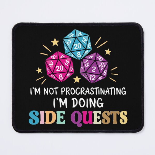 Item preview, Side Quests Dice Humor designed and sold by SusanCurtis95.