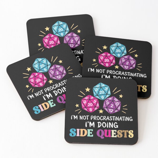Item preview, Side Quests Dice Humor designed and sold by SusanCurtis95.