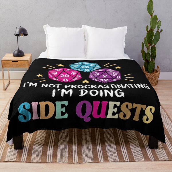 Item preview, Side Quests Dice Humor designed and sold by SusanCurtis95.