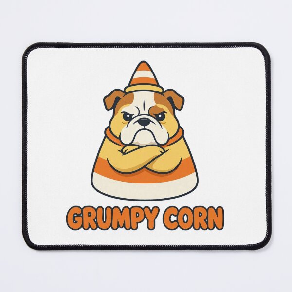 Item preview, Grumpy Corn Bulldog designed and sold by DogTiredbyPeter.