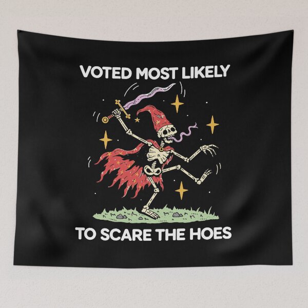 Item preview, Voted Most Likely To Scare The Hoes designed and sold by Adebucat.
