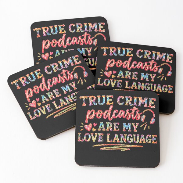 Item preview, True Crime Podcasts Love Language designed and sold by pearlandchurch.