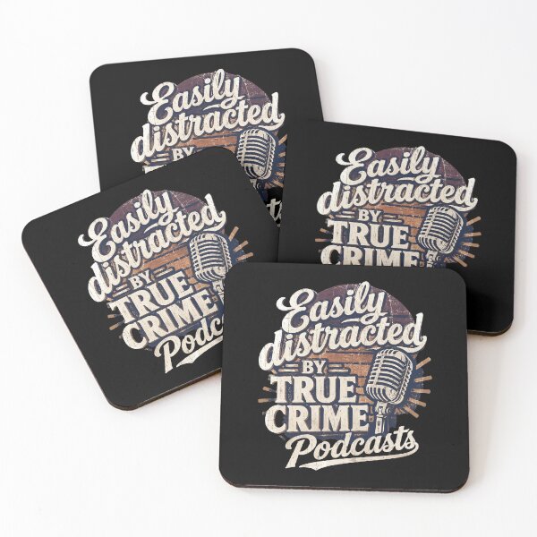 Item preview, Easily Distracted By True Crime designed and sold by pearlandchurch.