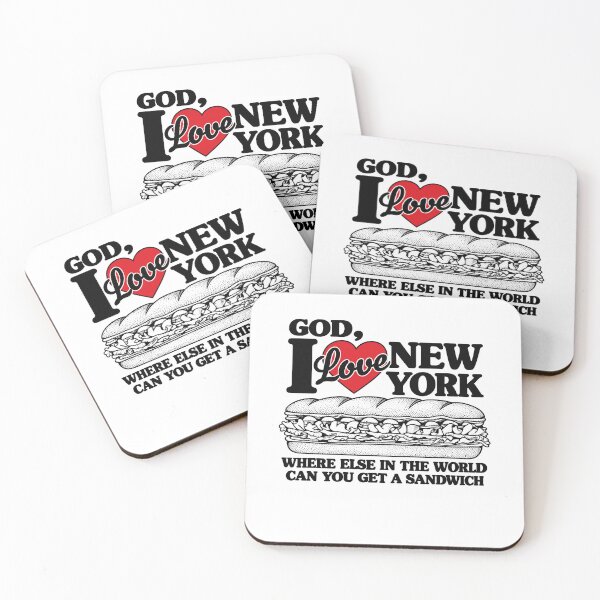 Item preview, God I Love New York Where Else In The World Can You Get A Sandwich designed and sold by Adebucat.