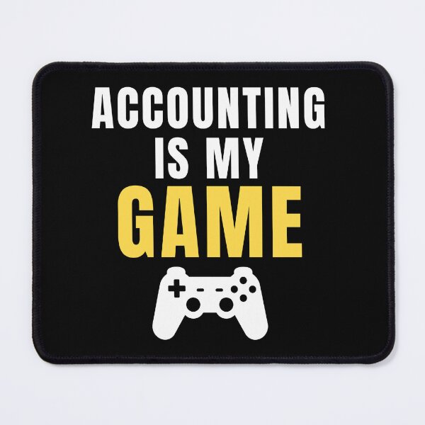 Item preview, Accounting Is My Game – Minimalist Accountant Typography Design designed and sold by FCA SIR MERCH .