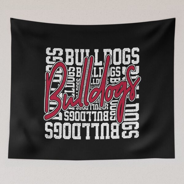 Item preview, Vintage Bulldogs Script Football Sports Team Spirit designed and sold by RockTheFeal.