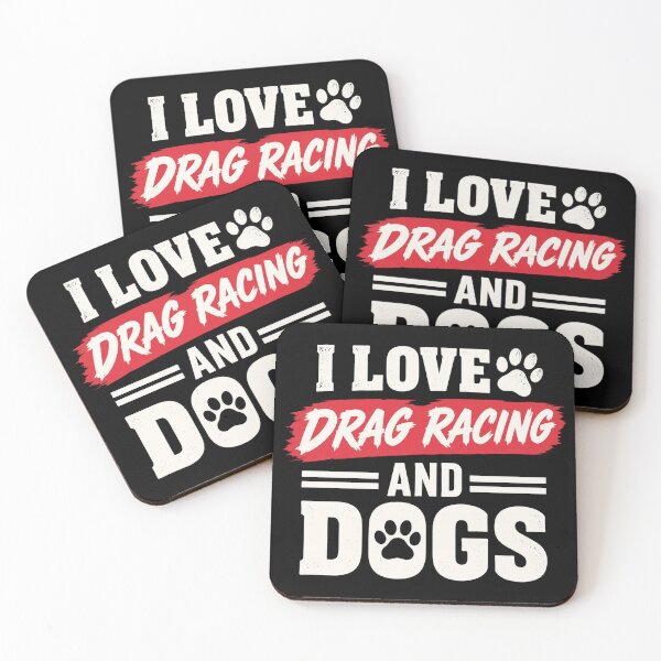 Item preview, I Love Drag Racing Dogs designed and sold by meconquynh95.