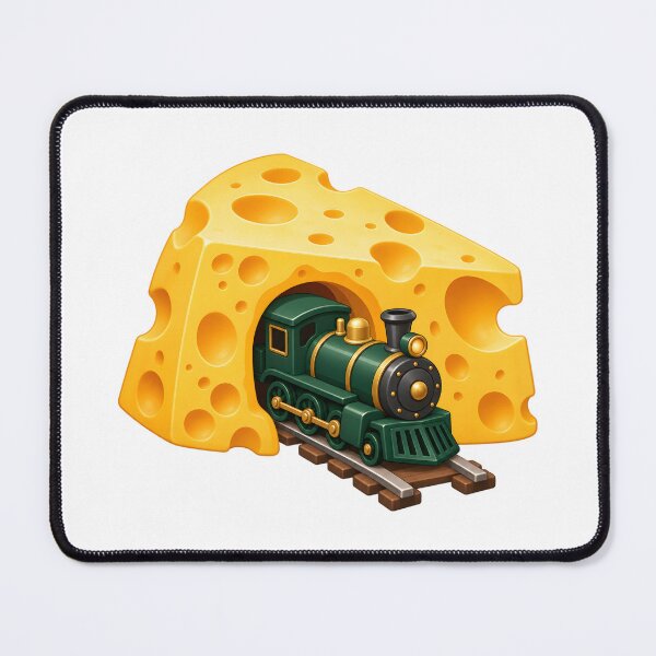 Item preview, Tunnel Vision - Steam Train Through a Cheese Tunnel designed and sold by Digipeel.