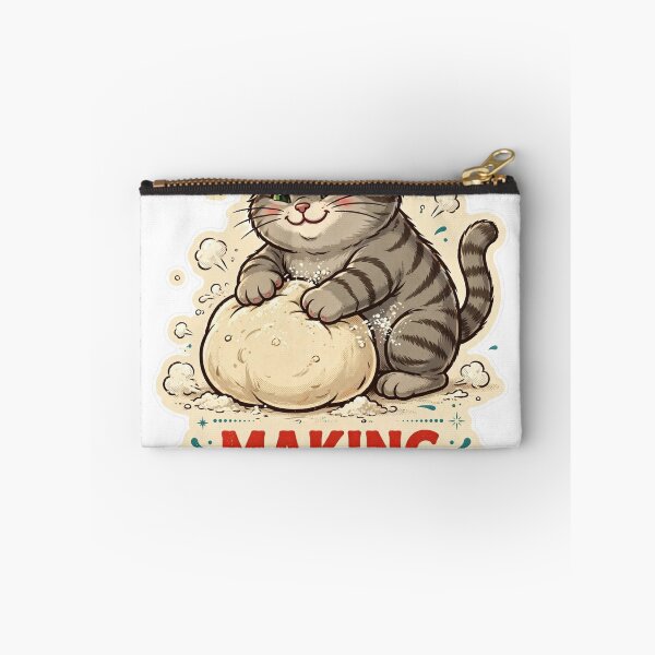 Item preview, Making Biscuits — Funny Kneading Cat Baker designed and sold by Neshmi.