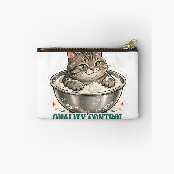 Item preview, Quality Control — Funny Cat in a Mixing Bowl designed and sold by Neshmi.