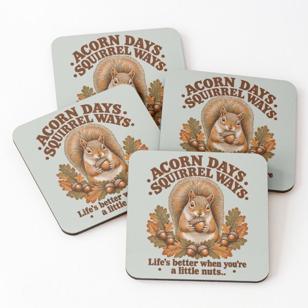 Item preview, KY Squirrels and Oak-Nuts designed and sold by taiche.