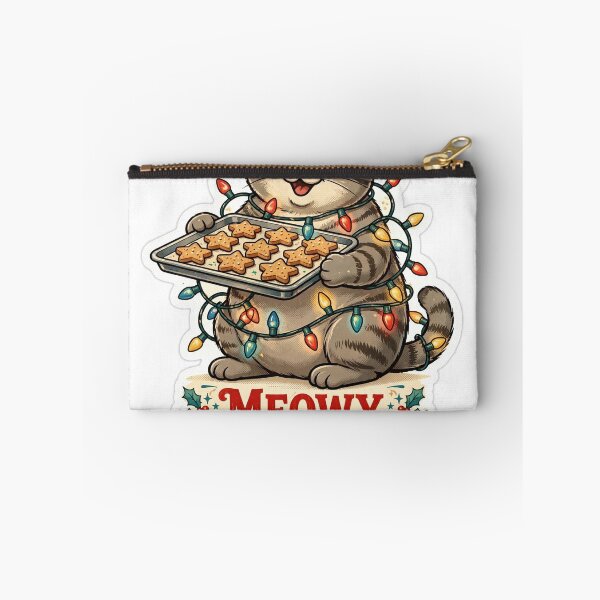 Item preview, Meowy Christmas — Funny Cat with Star Biscuit designed and sold by Neshmi.