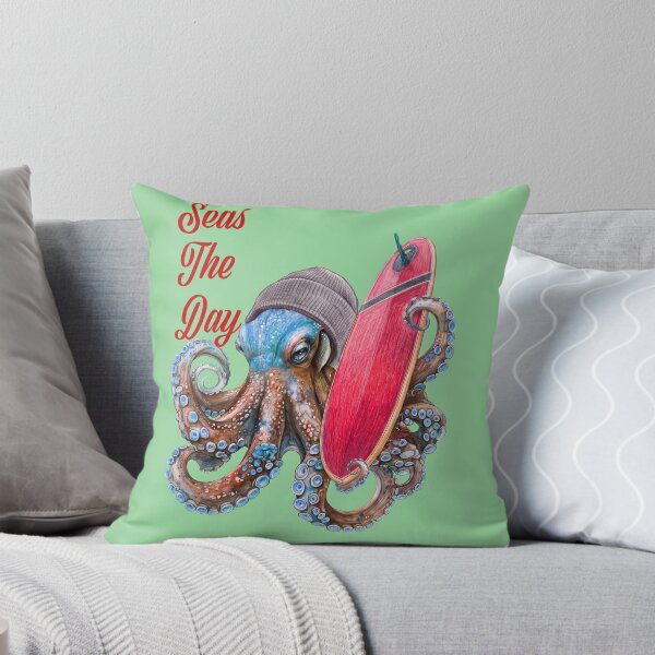 Item preview, OCTOPUS QUOTE, SURF ART DESIGNS FOR T-SHIRTS AND ACCESSORIES designed and sold by Barbara Jean Photo Art And Design.