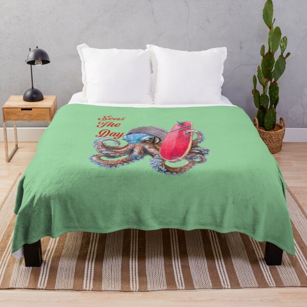Item preview, OCTOPUS QUOTE, SURF ART DESIGNS FOR T-SHIRTS AND ACCESSORIES designed and sold by Barbara Jean Photo Art And Design.