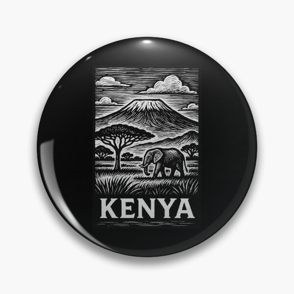 Item preview, Kenya Linocut Style  designed and sold by Thistle-TShop.