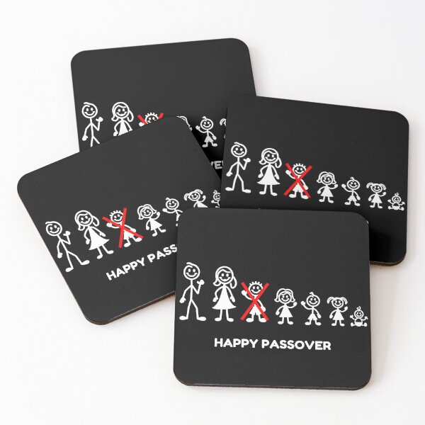 Item preview, Passover car sticker family designed and sold by JoyousJewish.