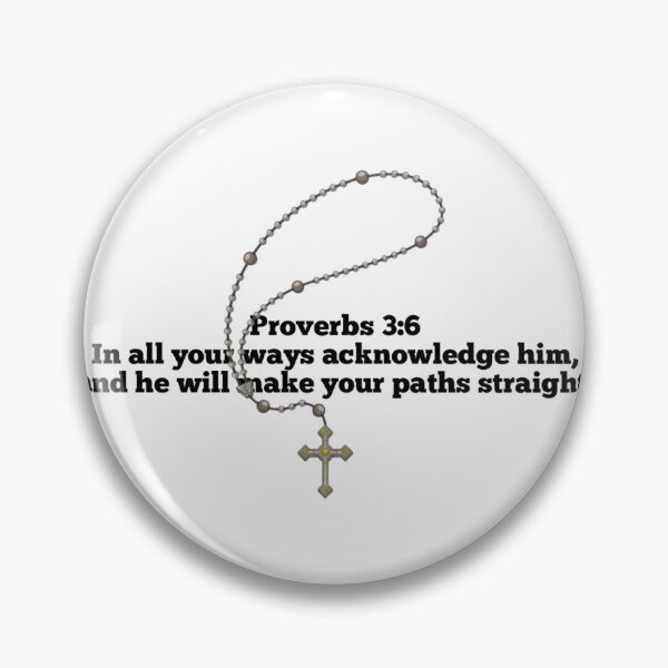Item preview, Proverbs 3:6 Bible with Rosary designed and sold by UmaCreatesThings.