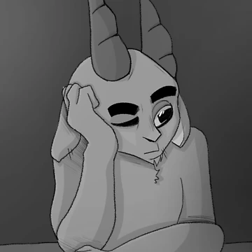 Artwork thumbnail, Overthinking Goat by RabtinyEson