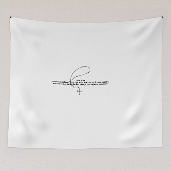 Item preview, John 14:6 Bible with Rosary designed and sold by UmaCreatesThings.