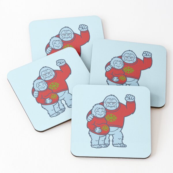 Item preview, Yeti Family Expecting Winter Baby designed and sold by SplashTastic.