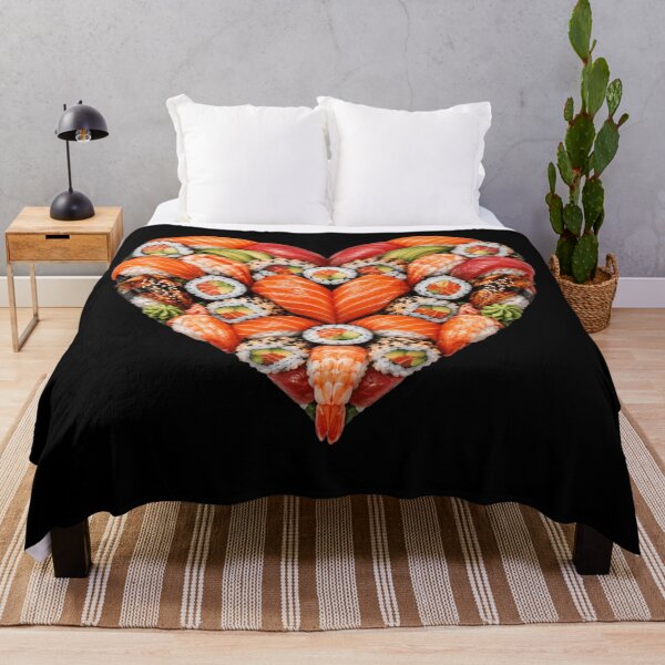 Item preview, Sushi Heart Japanese Food Lover Art designed and sold by HEARTSIGNAL.