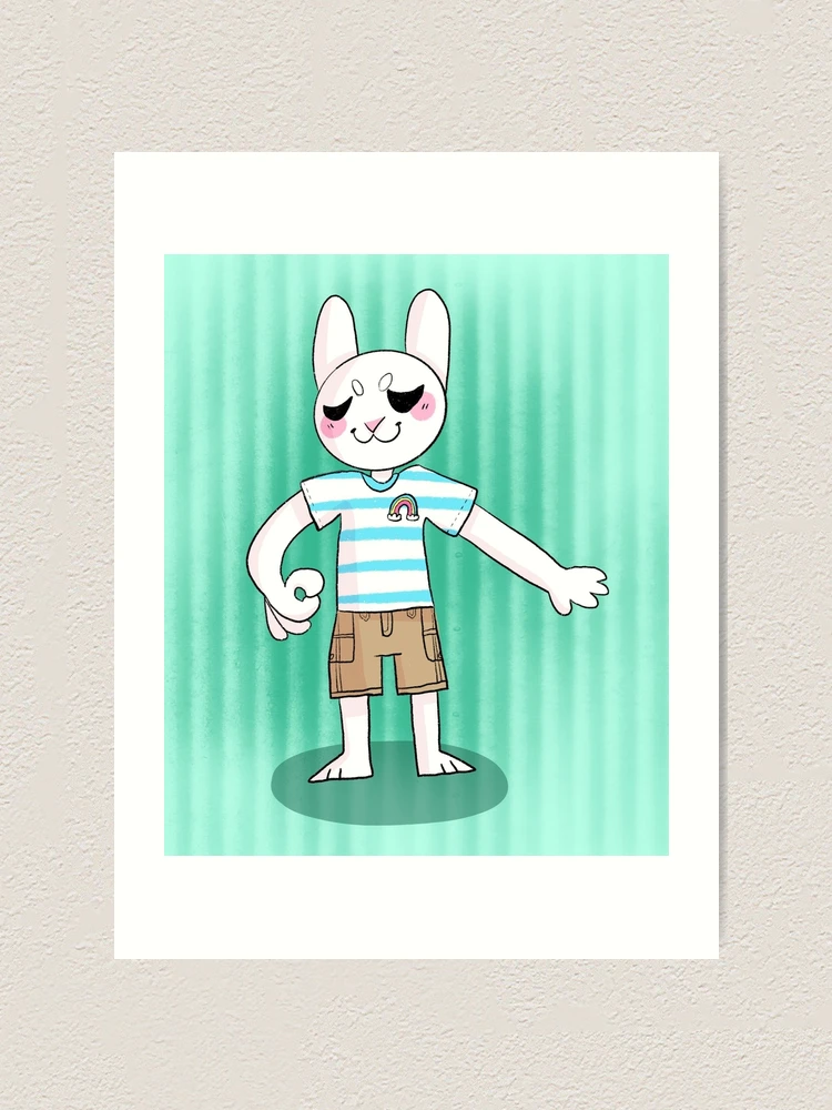 Thumbnail 1 of 3, Art Print, Ok Rabbit designed and sold by RabtinyEson.
