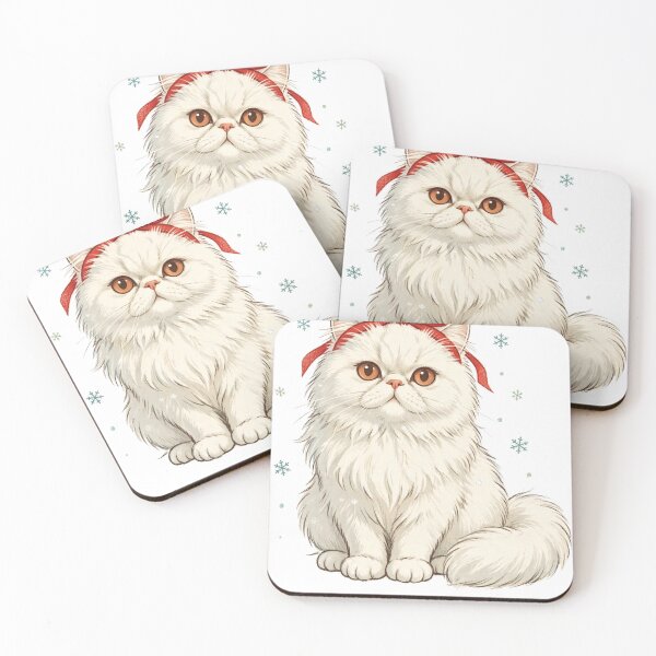 Item preview, Persian Cat Christmas — Let It Snow designed and sold by Neshmi.