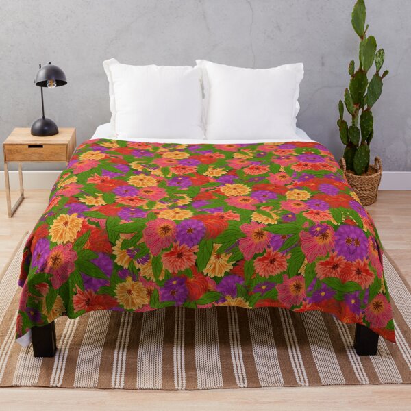 Item preview, Heavy Floral Bright Seamless Pattern – Bold Colourful Botanical Flowers designed and sold by zvbillustration.