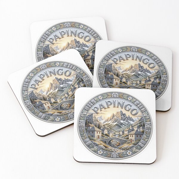 Item preview, Papingo Greece Zagori Stone Village Mountain Bridge Embroidered Patch Sticker designed and sold by Imaginarium of Chaos falcon88 .