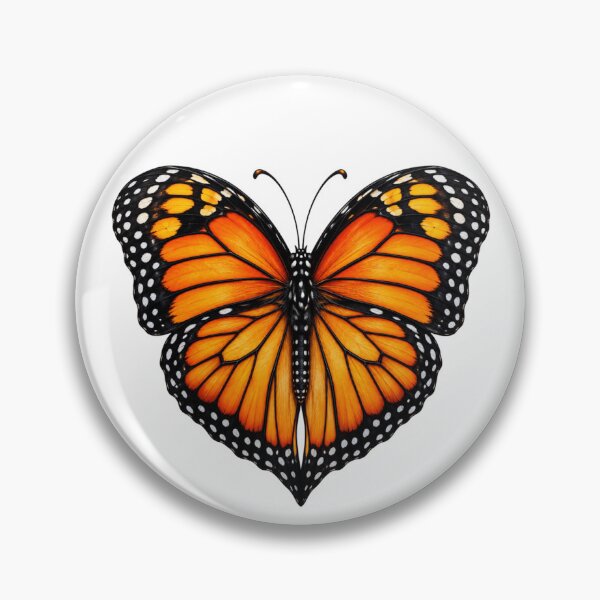 Item preview, Monarch Butterfly Heart Orange Wing Nature Art designed and sold by HEARTSIGNAL.