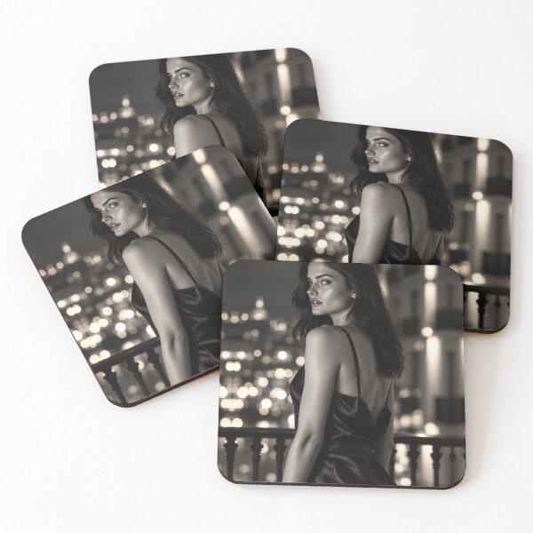 Item preview, Lumina – Elegant City Lights Fashion Portrait designed and sold by MetaModel Editions.