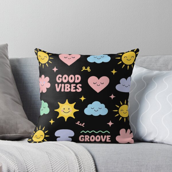 Item preview, Good Vibes Pastel Tote Bag – Cute Suns, Clouds & Hearts designed and sold by FestivityFinds.