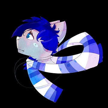 Artwork thumbnail, Blue Furry Wolf by RabtinyEson
