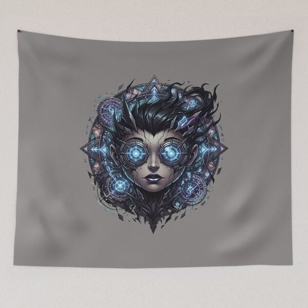 Item preview, Minimalist Portrait of Eye-Catching Head-18 designed and sold by ChristianFederl.