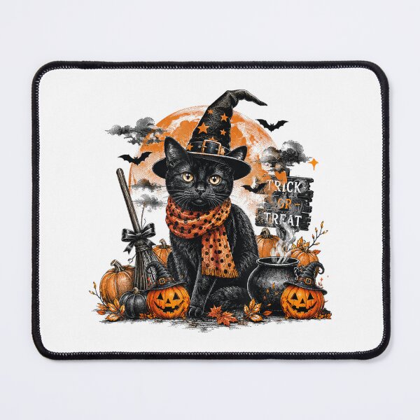 Item preview, Black Cat Halloween Scary Spooky Halloween Costume Cat Witch designed and sold by Denenberg Jardel.