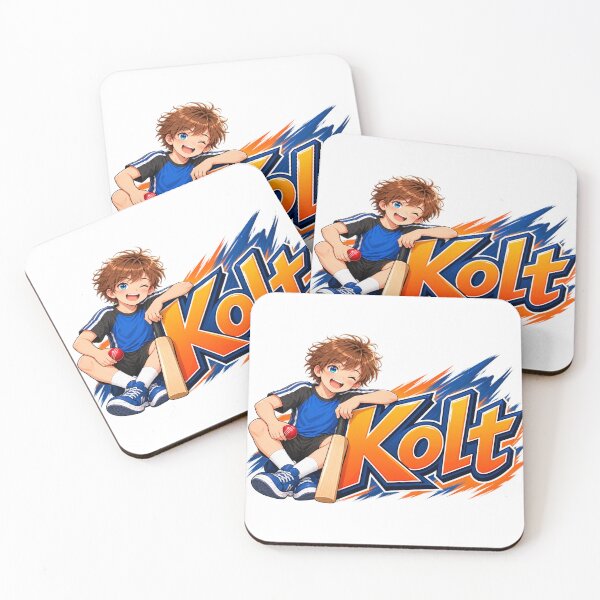 Item preview, Kolt Name Logo Cartoon Character Design designed and sold by Kenzie & Co.