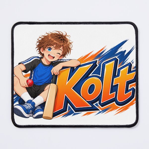 Item preview, Kolt Name Logo Cartoon Character Design designed and sold by Kenzie & Co.