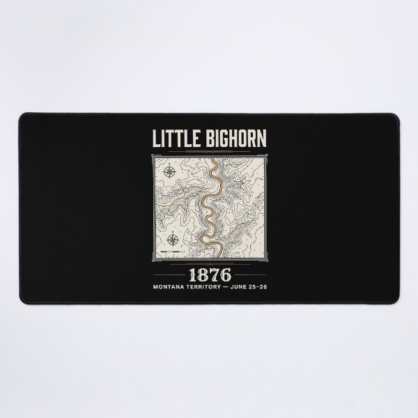Item preview, Little Bighorn 1876 Topographic Map designed and sold by SplashTastic.